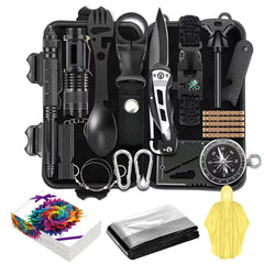 Survival kit16 in 1 Professional Survival Gear Tool kit Camping Gear Camping Essentials for Fathers Day Christmas Hiking Hunting
