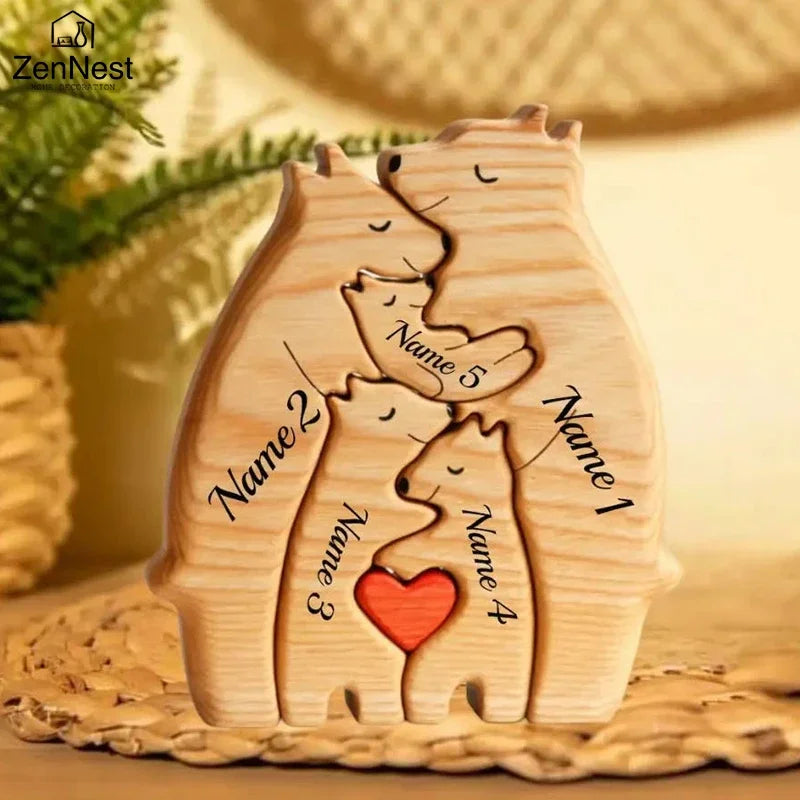 Wooden Family Puzzle