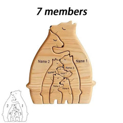 Wooden Family Puzzle