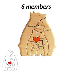 Wooden Family Puzzle