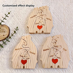 Wooden Family Puzzle
