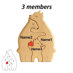 Wooden Family Puzzle