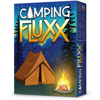 Camping Fluxx Card Game by Looney Labs - Summer Fun Outdoor Adventure Perfect for Family Camping Trips and Campfire Nights