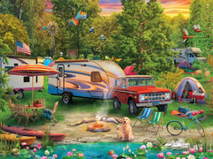 Ceaco - Lakeside Camping - 500 Piece Jigsaw Puzzle