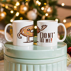Don't eat me donut mug