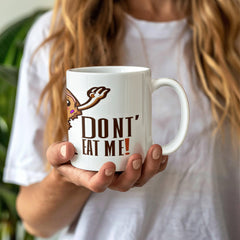 Don't eat me donut mug