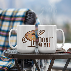 Don't eat me donut mug