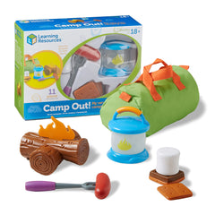 Learning Resources New Sprouts Camp Out! My Very Own Camping Set - 11 Pieces Ages 18+ months Toddler Camping Toys Outdoor Toys Camp Out Play Set for Kids Camping for Preschoolers